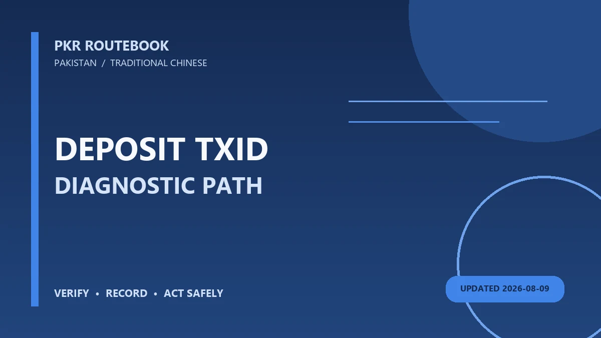從 TXID 到 Binance 入金記錄的逐層排查圖