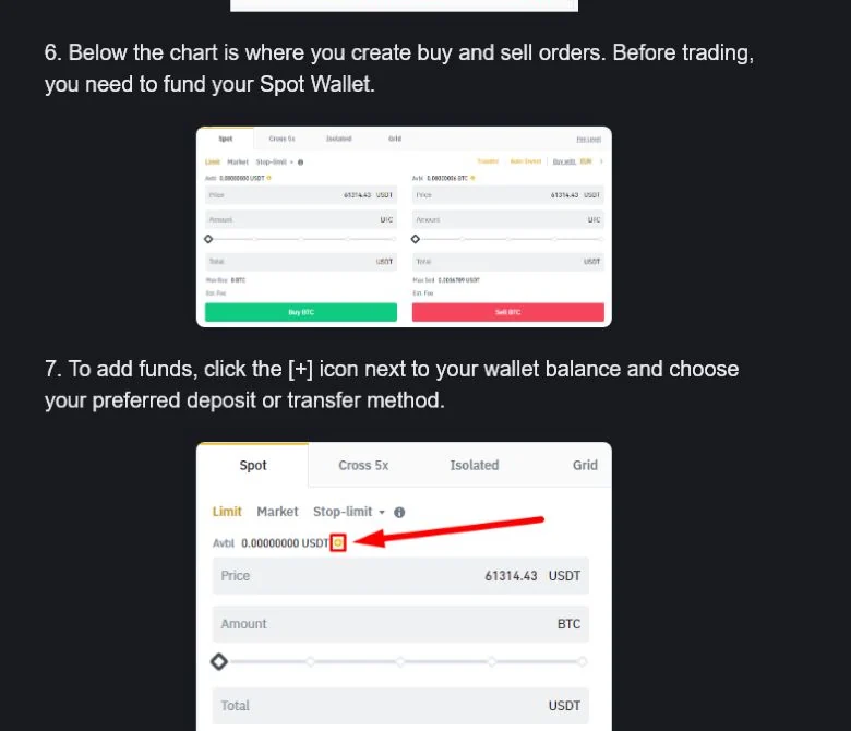 Binance Academy Spot Wallet 入金與 transfer 入口說明